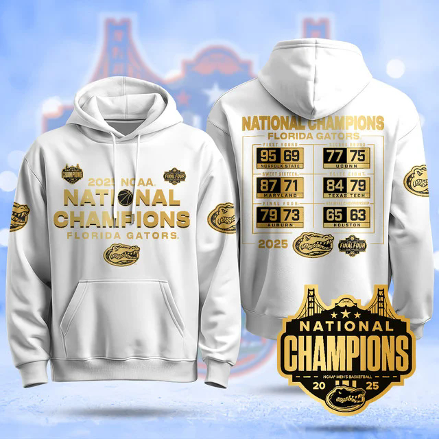 Florida Gators 2025 National Champions Basketball Hoodie WHITEGOLD.webp