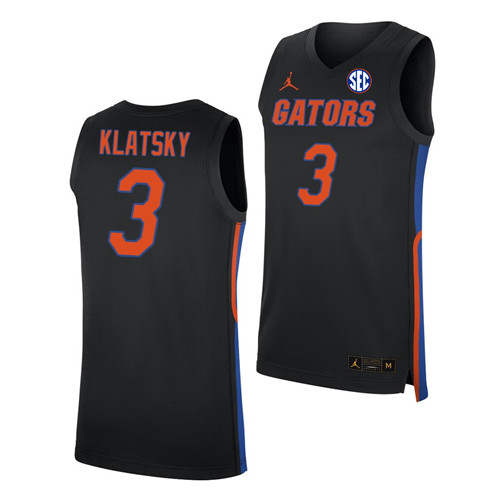 Florida Gators Alex Klatsky Black 2019-20 Replica Men's College Basketball Jersey