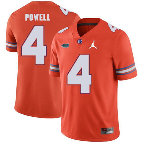 Florida Gators Orange Brandon Powell Jordan Brand Football Jersey