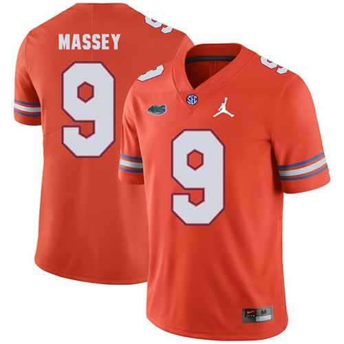 Florida Gators Orange Dre Massey Jordan Brand Football Jersey