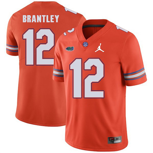 Florida Gators Orange John Brantley Jordan Brand Football Jersey