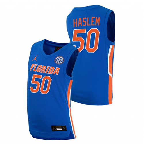 Florida Gators Udonis Haslem College Basketball Royal NBA Alumni Jersey Men