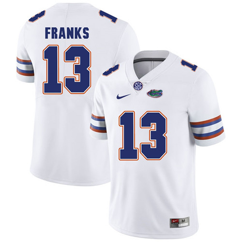 Florida Gators White Feleipe Franks Football Player Performance Jersey