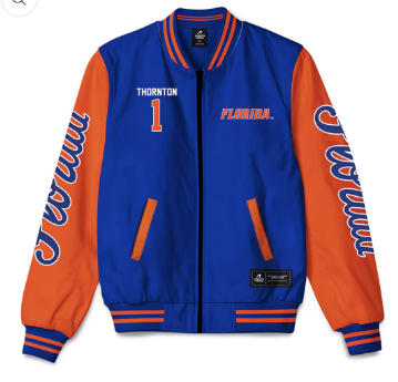 Florida NCAA Football Bryce Thornton Bomber Jacket