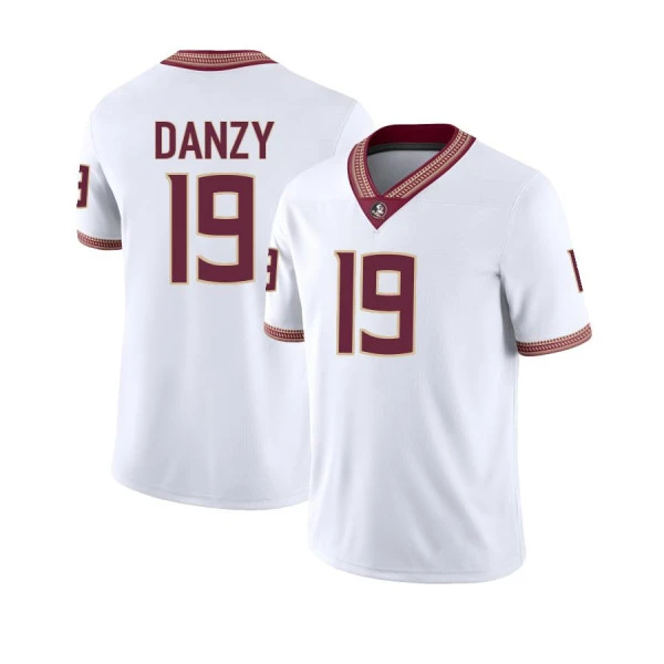 Florida State Seminoles #19 Micahi Danzy Nike 2025 white Football Game Jersey 