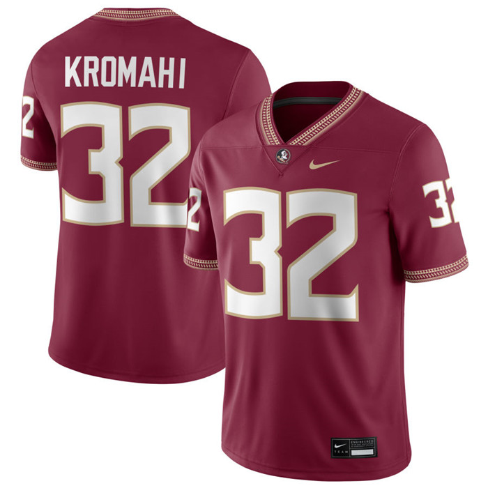 Florida State Seminoles #32 Ousmane Kromah Nike 2025 Gamet Football Game Jersey 