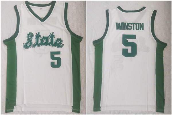 Florida State Seminoles 5 Jameis Winston White College Jersey