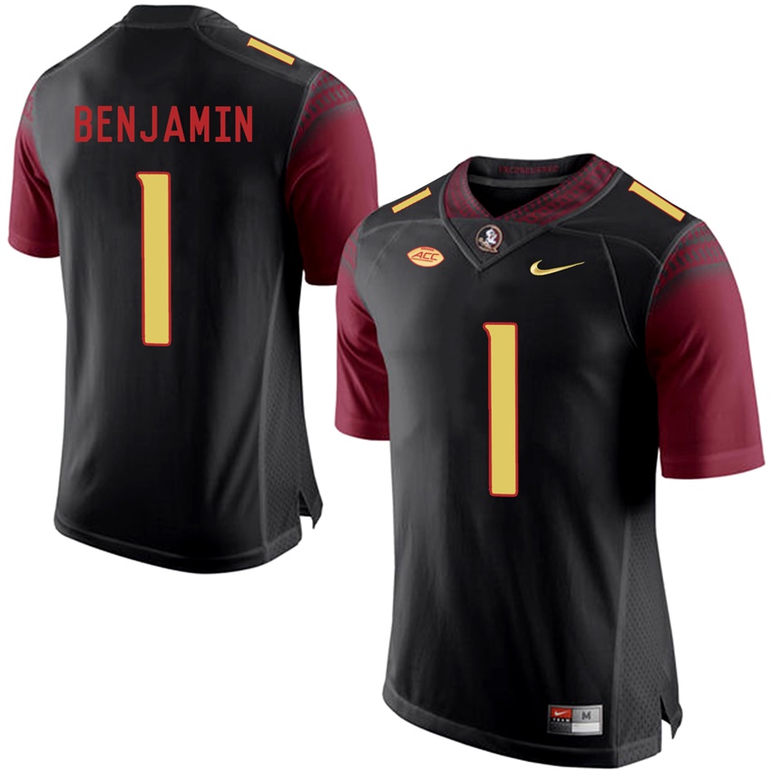 Florida State Seminoles Black BKelvin Benjamin College Basketball Jersey
