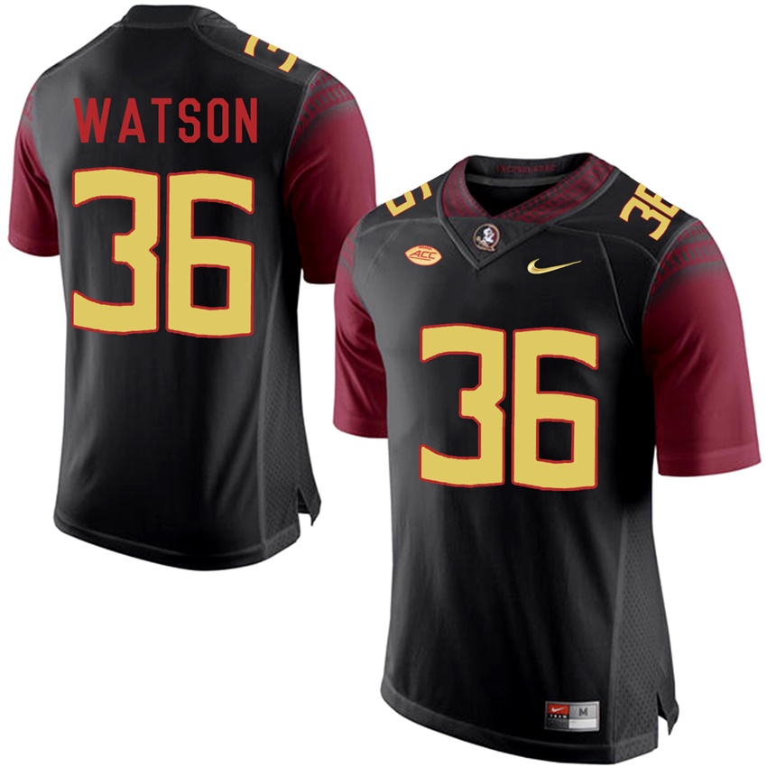 Florida State Seminoles Black Dekoda Watson College Basketball Jersey