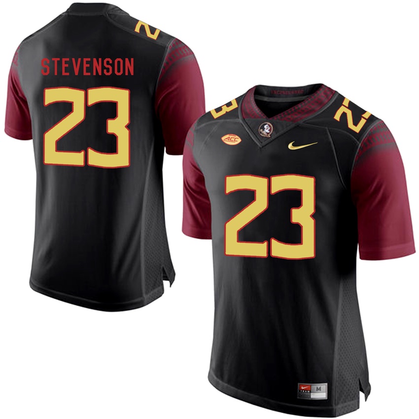 Florida State Seminoles Black Freddie Stevenson College Basketball Jersey