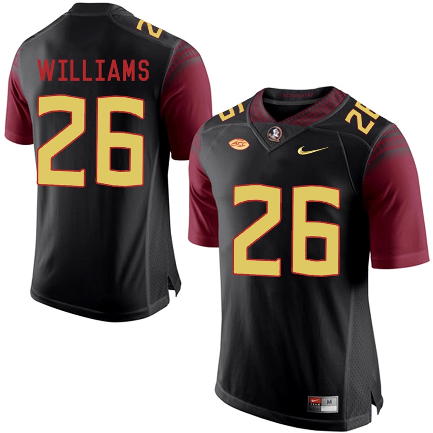 Florida State Seminoles Black P.J. Williams College Basketball Jersey