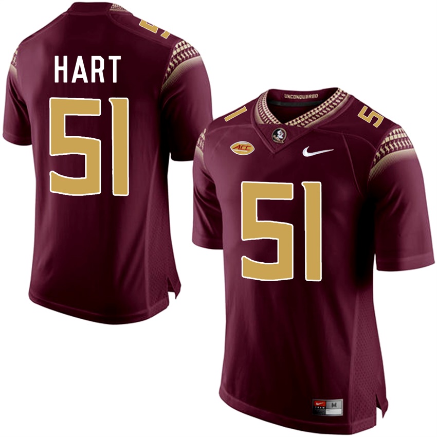 Florida State Seminoles Garnet Bobby Hart College Basketball Jersey