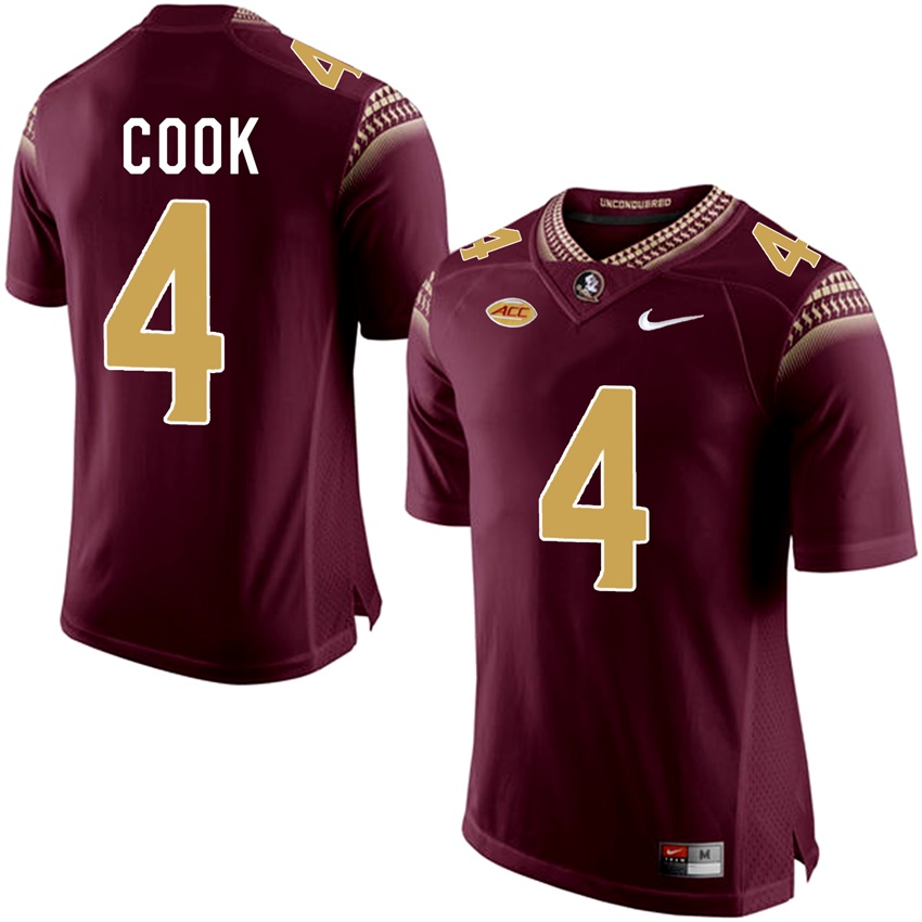 Florida State Seminoles Garnet Dalvin Cook College Basketball Jersey