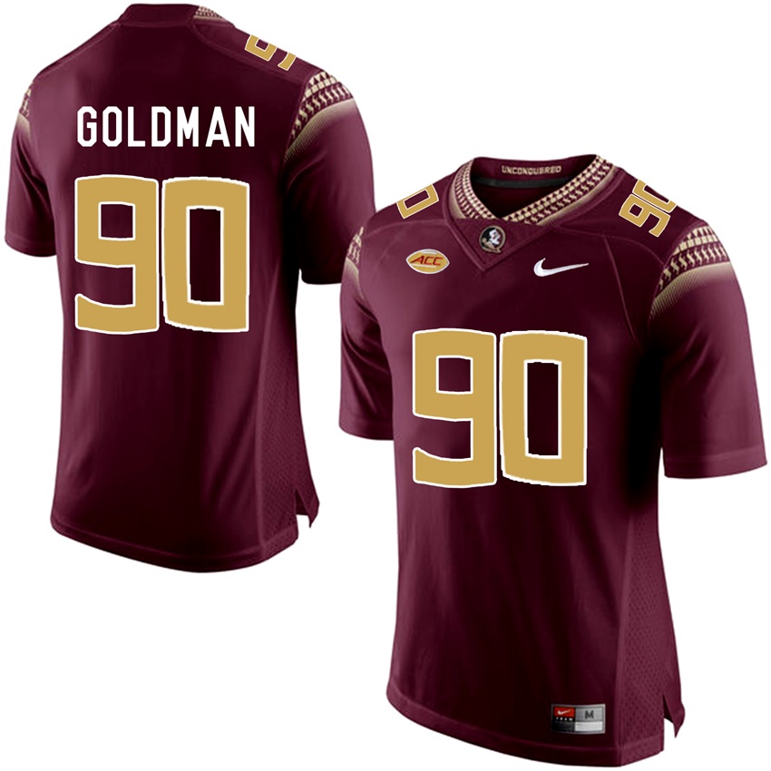 Florida State Seminoles Garnet Eddie Goldman College Basketball Jersey