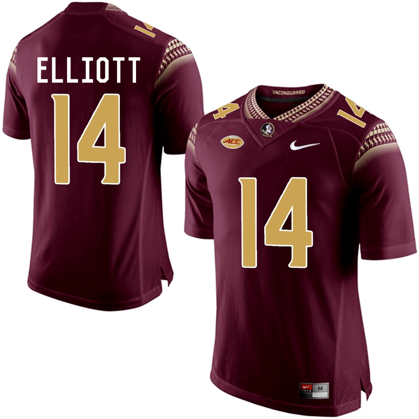 Florida State Seminoles Garnet Javien Elliott College Basketball Jersey