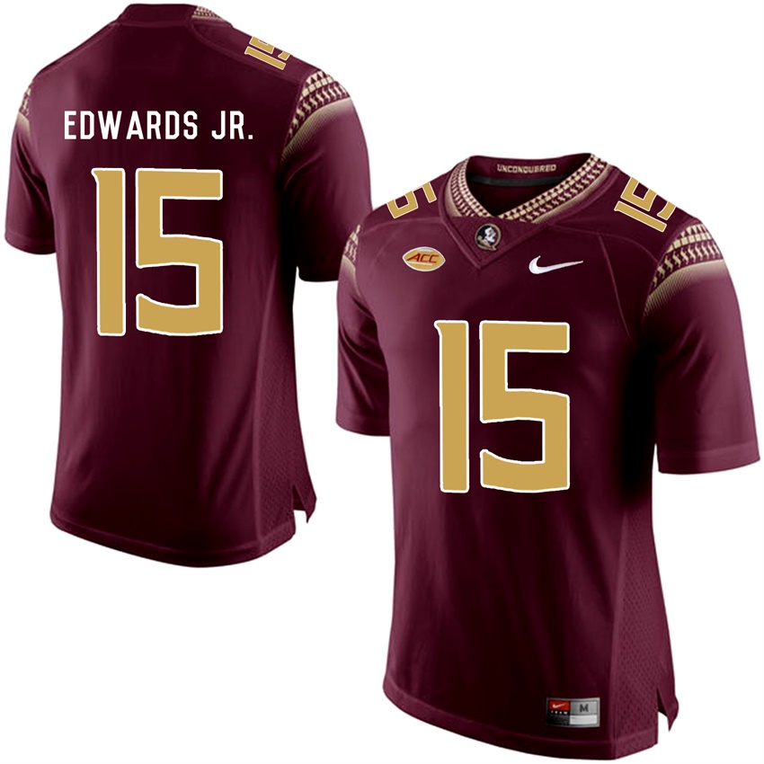 Florida State Seminoles Garnet Mario Edwards Jr. College Basketball Jersey