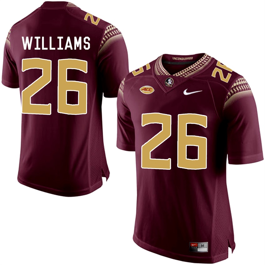 Florida State Seminoles Garnet P.J. Williams Jr. College Basketball Jersey