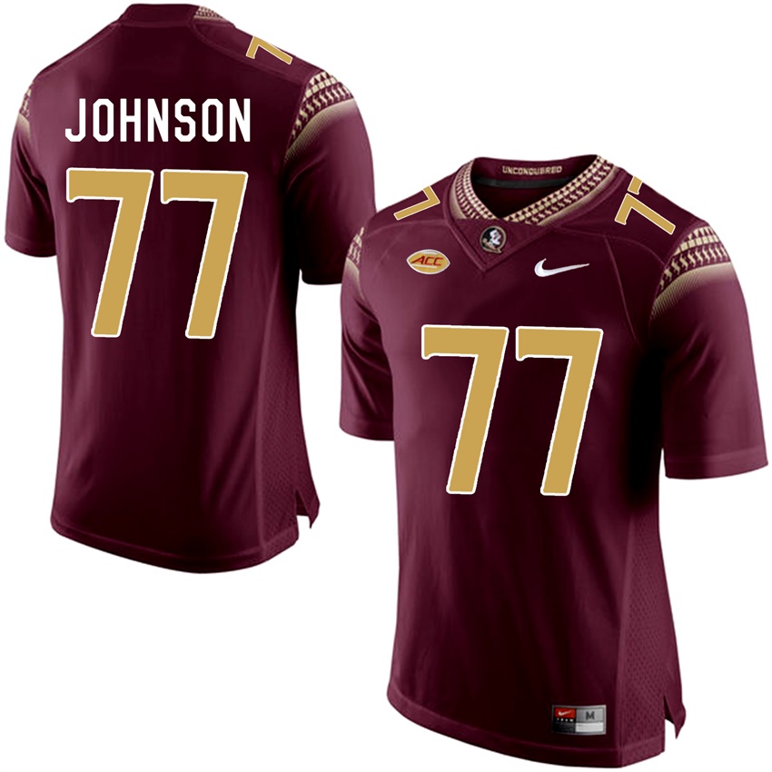 Florida State Seminoles Garnet Roderick Johnson College Basketball Jersey