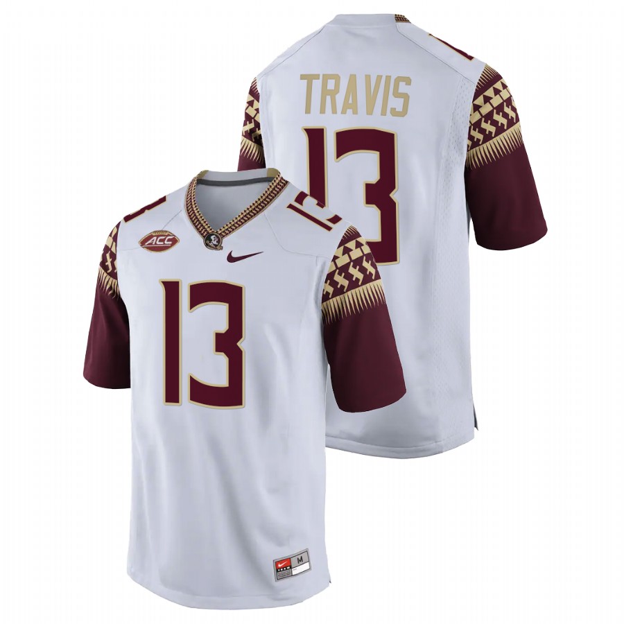 Florida State Seminoles Jordan Travis College Football White Jersey