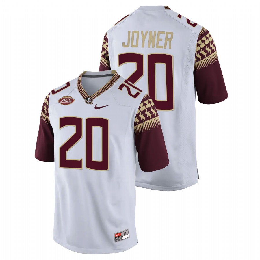 Florida State Seminoles Lamarcus Joyner College Football White Jersey Alumni