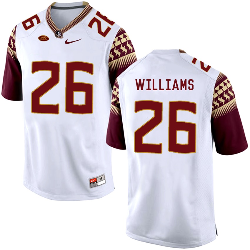 Florida State Seminoles White P.J. Williams College Basketball Jersey