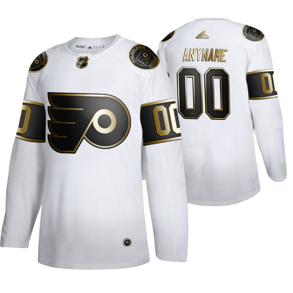 Flyers Custom Men's Authentic NHL Golden Edition Jersey
