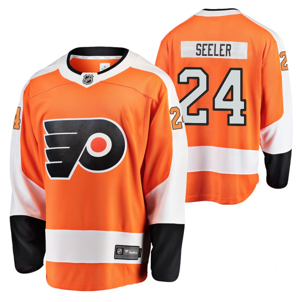 Flyers Nick Seeler Jersey Home Orange Player Men