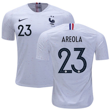 France #23 Areola Away Soccer Country Jersey
