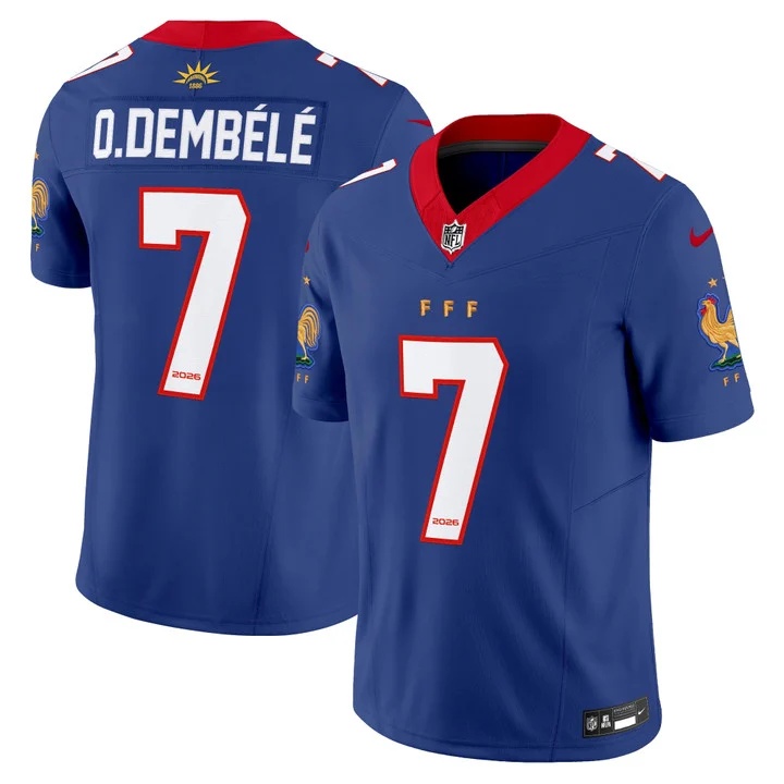 France National Team Vapor Limited Jersey#7 OUSMANE DEMBELE