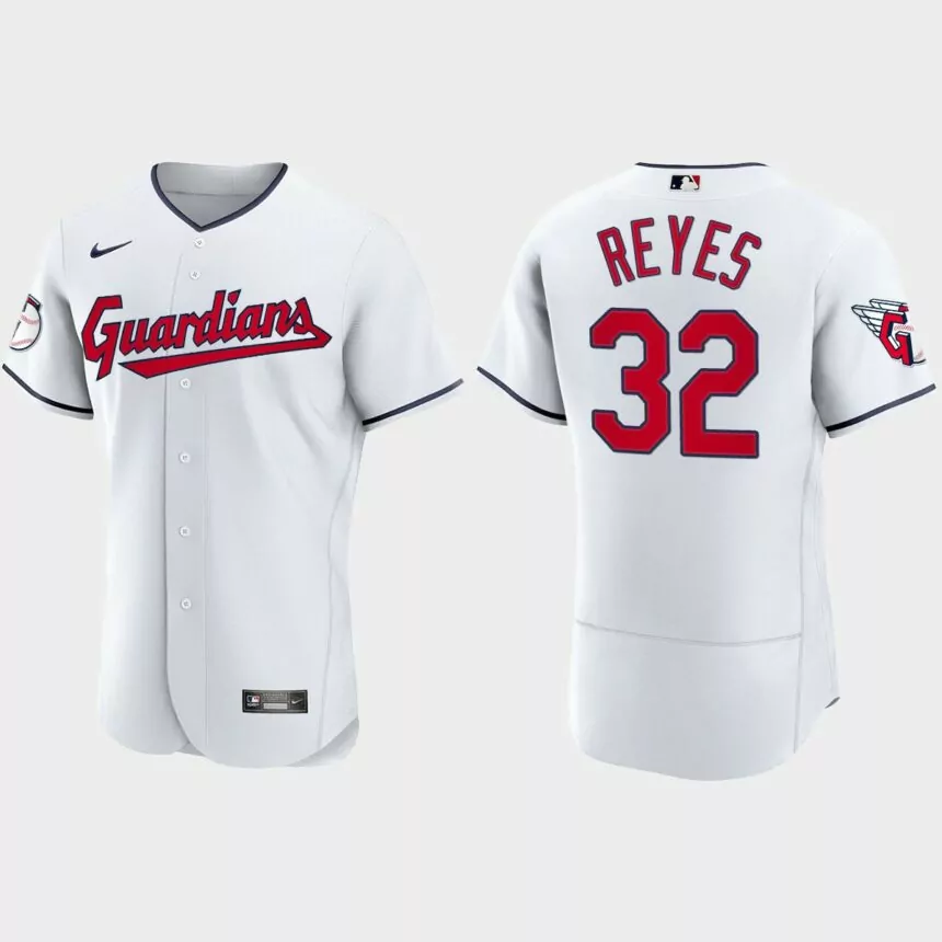 Franmil Reyes Cleveland Guardians 2022 Authentic Home Jersey – White