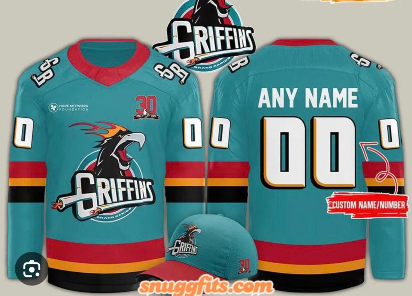 GRIFFINS HOCKEY JERSEY