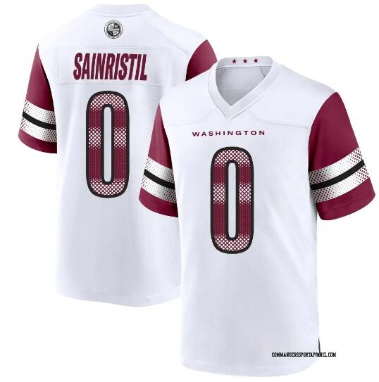 Game White Men's Mike Sainristil Washington Commanders Jersey