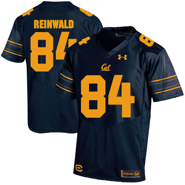 Gavin Reinwald California Golden Bears Men's Jersey - #84 NCAA Navy Blue Stitched Authentic