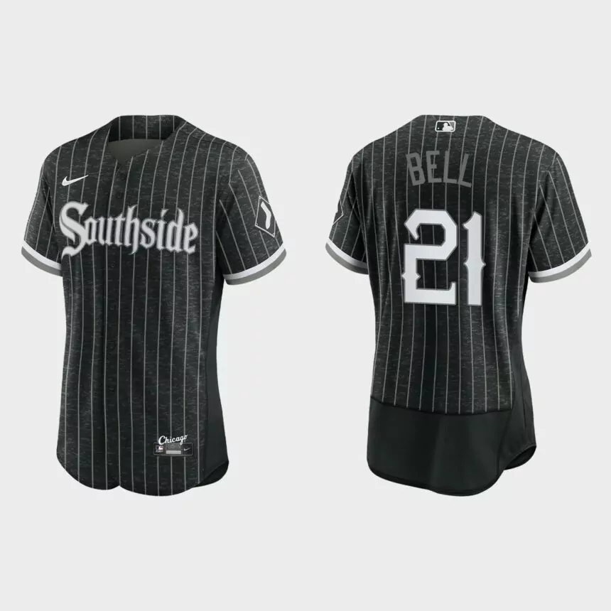 George Bell Chicago White Sox 2021 City Connect Authentic Jersey – Black