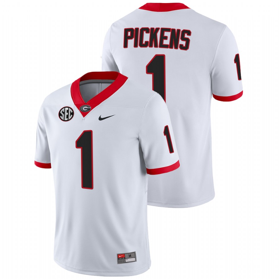 George Pickens Georgia Bulldogs White College Football Jersey
