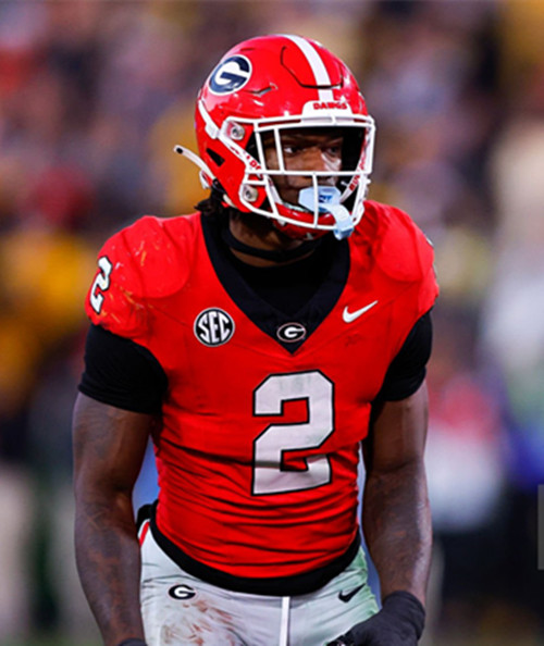 Georgia Bulldogs #2 Josh McCray Maroon Football Game Jersey 