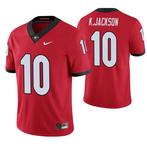 Georgia Bulldogs 10 Kearis Jackson Limited Jersey Red