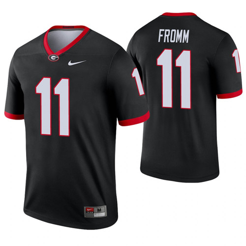 Georgia Bulldogs 11 Jake Fromm Alternate Legend Jersey Black