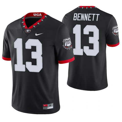 Georgia Bulldogs 13 Stetson Bennett Alternate Game College Football Jersey Black