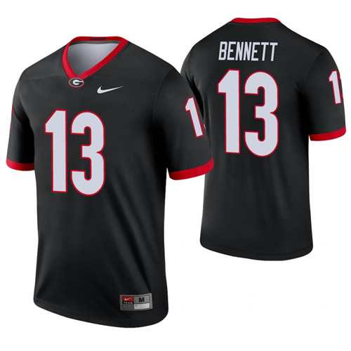Georgia Bulldogs 13 Stetson Bennett Alternate Legend Jersey Black