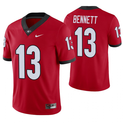 Georgia Bulldogs 13 Stetson Bennett Alumni Player College Football Jersey Red