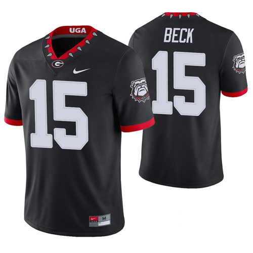 Georgia Bulldogs 15 Carson Beck Alternate Game College Football Jersey Black
