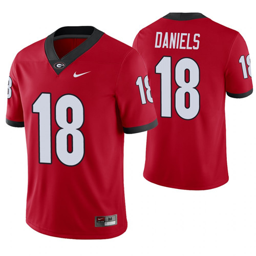 Georgia Bulldogs 18 JT Daniels Alumni Player College Football Jersey Red