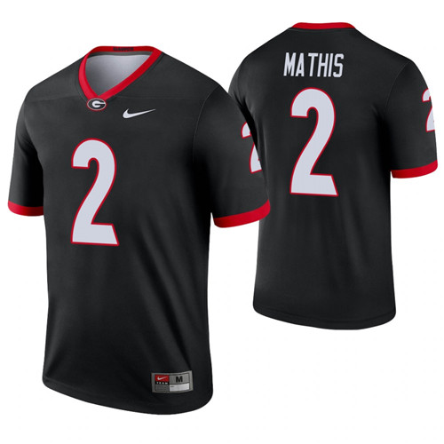 Georgia Bulldogs 2 D'Wan Mathis Alternate Legend Jersey Black