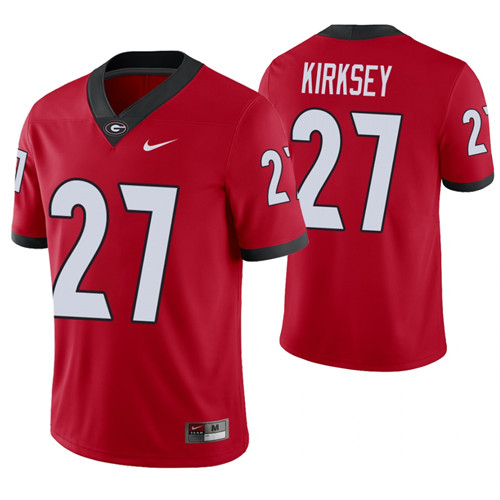 Georgia Bulldogs 27 Austin Kirksey Alumni Player College Football Jersey Red
