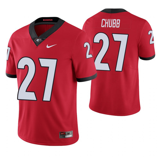 Georgia Bulldogs 27 Nick Chubb Limited Jersey Red