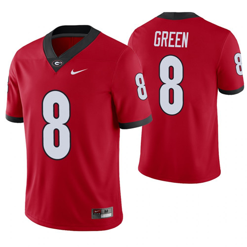 Georgia Bulldogs 8 A.J. Green Alumni Player College Football Jersey Red