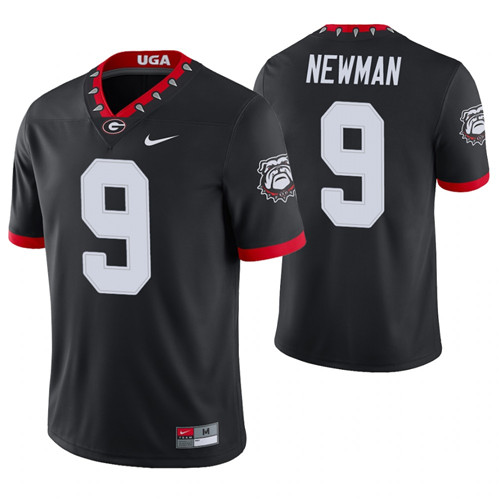 Georgia Bulldogs 9 Jamie Newman Alternate Game College Football Jersey Black