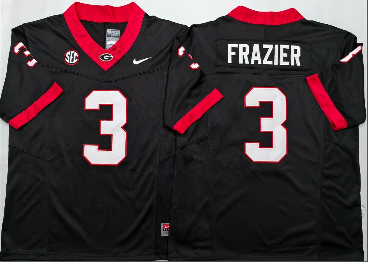 Georgia Bulldogs Black #3 FRAZIER