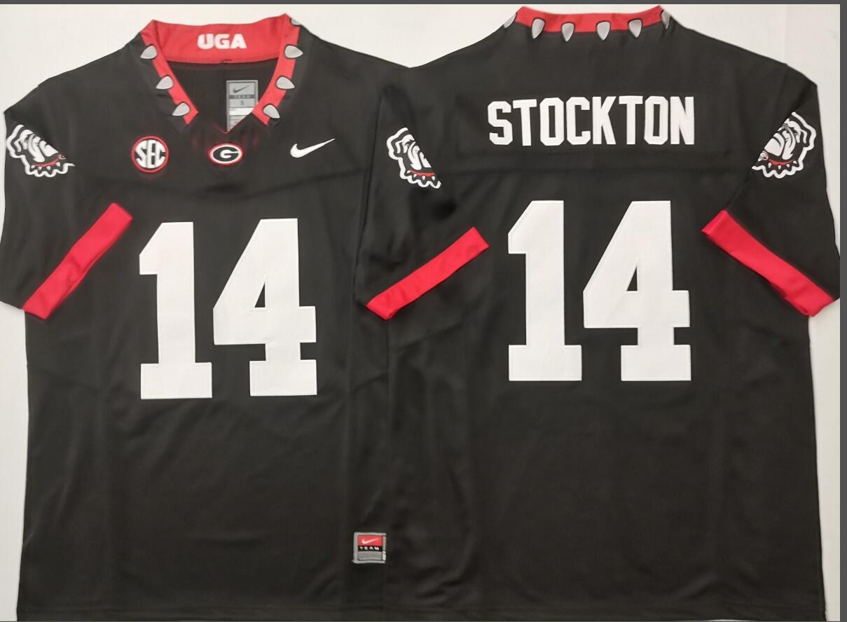 Georgia Bulldogs Black Dog #14 STOCKTON